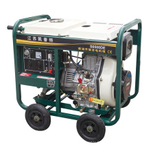 Jiangsu Excalibur S6500DE Electrical Start Diesel Engine Motores 5KVA avec une sortie CC